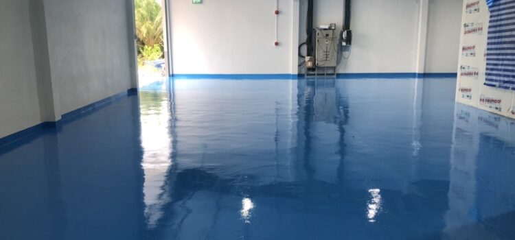 Epoxy coating โรงผลิตน้ำดื่ม ต.กะทูน อ.พิปูน จ.นครศรีธรรมราช